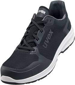 Uvex 1 Sport Arbeitsschuhe - Sicherheitshalbschuhe S1 SRC ESD - Schwarz - Weite 14 / Extra Breit, Größe:46 von Uvex