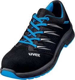 Uvex 2 Trend - Sicherheitsschuhe S2 SRC ESD - Blau/Schwarz - Gr. 39 von Uvex