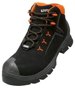 Uvex 2 Vibram Arbeitsstiefel - Sicherheitsstiefel S3 SRC ESD - Orange-Schwarz - Weite 14 / Extra Breit, Größe:42 von Uvex