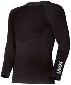 Uvex 88301 Seamless Funktions-Unterhemd - Männer-Shirt Lang - Schwarz - M/L von Uvex