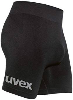 Uvex 88304 Seamless Funktions-Unterhose - Männer-Shorts - Schwarz - 5XL/6XL von Uvex