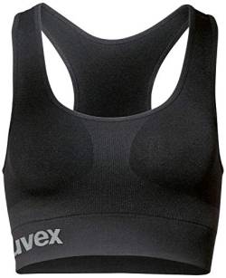 Uvex 88307 Seamless Sport-BH ohne Bügel - Frauen-Bustier - Schwarz - 3XL/4XL von Uvex