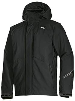 Uvex ADA 17500 Windjacke - Männer-Regenjacke mit Kapuze - Schwarz - 2XL von Uvex