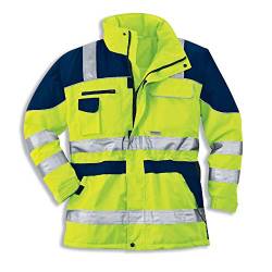 Uvex Construction Protection Flash Herren-Arbeitsjacke - Warngelbe Männer-Sicherheitsjacke - Sehr Gute Thermoisolierung M von Uvex