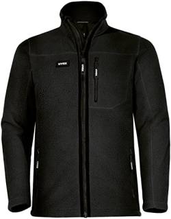 Uvex Echor Fleecejacke - Herren Arbeitsjacke mit Sherpa Fleece - Schwarz - Gr XXL von Uvex