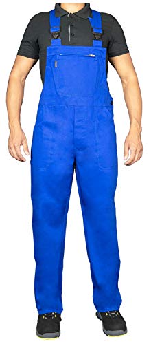 Uvex Eco Arbeitshose - Latzhose f. Herren - Blau - Gr 106 von Uvex