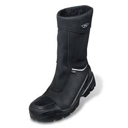 Uvex Quatro Pro Arbeitsschuhe - Winter-Sicherheitsstiefel S2 CI SRC ESD - Schwarz, Größe:46 von Uvex