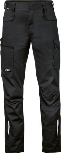 Uvex syneXXo Light Männer Arbeitshose, Lange Bundhose für die Arbeit, Schwarz, Größe 94 von Uvex