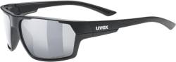 uvex Sportstyle 233 Polavision Sonnenbrille (2250 black matt, polavision, litemirror silver (S3)) von Uvex