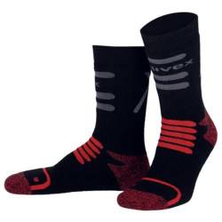 uvex Thermosocken 7358 mit komfortablem Mesheinsatz, warme Wintersocken, gefüttert, Unisex, active red, Größe 39-42 von Uvex