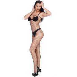 V-TiNG Sexy Bodystocking Catsuit Body Dessous Reizwäsche aus Netz Schwarze Netzstrümpfe unterwäsche Ouvert Netz Negligees Lingeriedamen erotik set von V-Ting