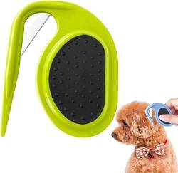 Pet Dematting Combs Knotting Comb, De Knotting Comb For Dogs, Pet Knotting Comb Cutter. (Green) von VACSAX