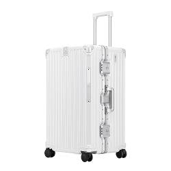 Reisekoffer Koffer Sport-Trolley-Koffer, großes Fassungsvermögen, Passwortbox, kann im Ausland überprüft werden, einfacher Reißverschluss-Koffer, langlebiges Gepäck Weichschalenkoffer ( Color : D , Si von VALCLA
