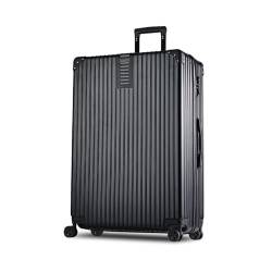 VALCLA Reisekoffer Retro-Koffer mit großem Fassungsvermögen, Universal-Rad-Trolley, Passwortbox, extra großer Koffer, Anti-Kollisions-Koffer Weichschalenkoffer (Color : A, Size : 30-inch) von VALCLA