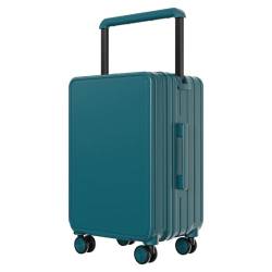 VALCLA Reisekoffer Tragbarer Koffer, Freizeit-Reisekoffer, Trolley-Koffer, Rollenkoffer, großer Kapazitätskoffer Weichschalenkoffer (Color : C, Size : 22in) von VALCLA