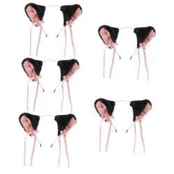 VALICLUD 15 Stk Stirnband mit Katzenohren Halloween-Stirnband Katzenohren entwerfen Haarbänder kuscheltier Haarbänder mit Tierohren Katzenstirnbänder im Cartoon-Design bilden Requisiten von VALICLUD
