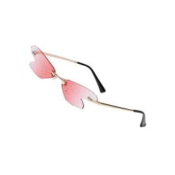 VALICLUD 1stk Libellen-sonnenbrille Für Damen Feenflügel Für Frauen Trendige Sonnenbrillen Für Damen ?sthetische Brille Sonnenbrille Für Erwachsene Fräulein Zubehör Draussen Metall von VALICLUD