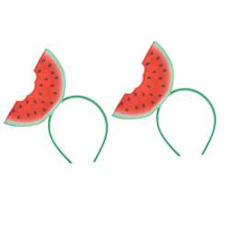 VALICLUD 2 Stück Neuartige Wassermelonen-Stirnbänder Schöne Früchte Haarreifen Niedliche Sommer-Kopfbopper Haar-Accessoires Für Frauen Mädchen Erwachsene Partygeschenke von VALICLUD