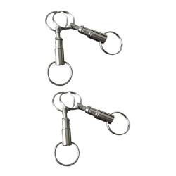 VALICLUD 20 STK Schlüsselanhänger Schlüsselringe Metall Schlüsselbund Schnalle von VALICLUD