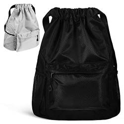 VALICLUD 2St Rucksack Sporttasche mit Kordelzug Männer Kordelzugtasche Sportsack Basketball-Rucksäcke Turnbeutel für den Sport Unisex-Tasche mit Kordelzug Hohe Kapazität Pack Mann Oxford von VALICLUD