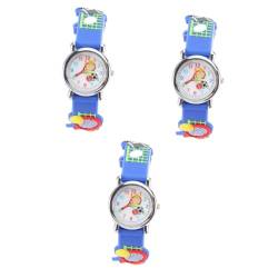 VALICLUD 3St Kinderuhr Jungen Armbanduhren Uhren für Jungen Geschenk Geschenk für Kinder weihnachtsdeko Kinder Armbanduhr Kinder schauen zu Mädchen Anschauen Quarzuhren von VALICLUD