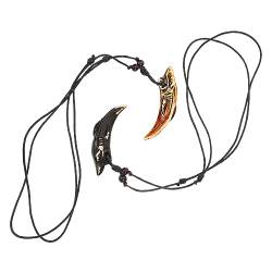VALICLUD Anhänger Für Männer 2St Haifischzahn Halskette Hai- Schmuck für Männer geschenke für valentinstag valentinsgeschenk Halsketten eine Halskette Jungen Halskette Mann von VALICLUD