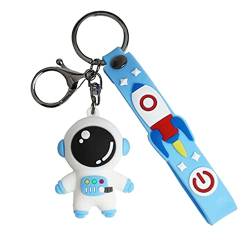 VALICLUD Astronaut Keychain Raum Mond Stern Schlüssel Ring Charme Schlüssel Kette Halter Tasche Charme Anhänger Geschenk für Kinder Männer Frauen Äußere Raum Astronaut Party Favors Raum von VALICLUD