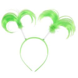 VALICLUD Pferdeschwanz-Stirnband Kopfbopper Lustiges Haar-Perücke-Stirnband Karneval Bühnenaufführung Haarband Für Damen Und Mädchen Haarkostüm Party Schule Festival von VALICLUD