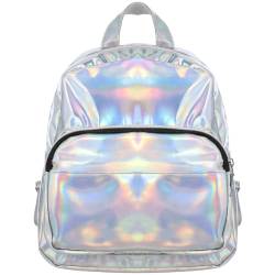 VALICLUD Schulranzen Holografische Rucksacktasche Für Kleiner Rucksack Für Damen Weihnachtsgeschenke Wasserdichter Rucksack Holografischer Rucksack Mini Fräulein Handtasche Mori-abteilung von VALICLUD