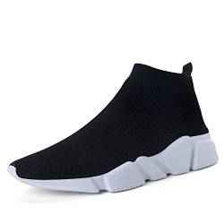 VAMJAM Men's Socks Sneakers Slip On Lightweight Breathable Comfortable Fashion Walking Shoes Black Size 9.5 von VAMJAM