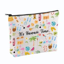 VAMSII Hawaii Make-up-Tasche für Frauen Hawaii Staat Geschenk Hawaii Souvenir Geschenke Hawaii Reisetasche Hawaii Urlaub Geschenke, Beige, Classic von VAMSII