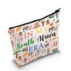 VAMSII Kosmetiktasche Südafrika, Reisegeschenk, Südafrika-Ära, Kosmetiktasche, Südafrika, Sightseeing-Geschenk, Willkommen in Südafrika, Geschenk, Südafrika Era M, Tragbar von VAMSII