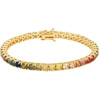 VANDENBERG Damen Armband Rainbow, 925er Silber, gold von VANDENBERG