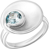 VANDENBERG Damen Ring, 925er Silber mit Blautopas, silber von VANDENBERG