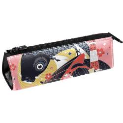 VAPOKF Japanische Frauen Karte Stift Tasche Schreibwaren Beutel Bleistift Tasche Kosmetiktasche Tasche Kompakte Reißverschlusstasche, multi, 5.5 ×6 ×20CM/2.2x2.4x7.9 in, Taschen-Organizer von VAPOKF