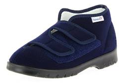 VAROMED Genua Weite H 31920 Unisex-Erwachsene,Therapieschuh,Halbschuh,Hausschuh,Klettschuh,Klettverschluss,Wechselfußbett,Weite H marine, EU 38 von VAROMED