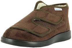 VAROMED Genua Winter Gesundheitsschuhe Damen & Herren Mocca I Gr. 36 I Mit Schurwolle warm gefütterte orthopädische Schuhe für geschwollene Füße I Made in Germany von VAROMED