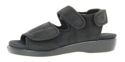 VAROMED Lugano Gesundheitssandalen Schwarz I Gr. 36 I Orthopädische Schuhe Damen & Herren I Schuhe für geschwollene Füße I Sandalen mit Wechselfußbett I Made in Germany von VAROMED