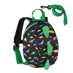 VASCHY Kinderrucksack, Mini Rucksack Klein Kindertasche Rucksack Kindergartenrucksack Kleinkind Schultasche für Junge Dinosaurier von VASCHY