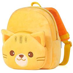 VASCHY Kleiner Plüsch-Rucksack für kleine Kinder, Jungen und Mädchen, 145-Katze, Tagesrucksack von VASCHY