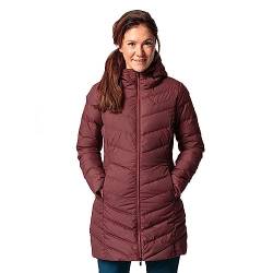 VAUDE Damen Annecy Down Mantel, dark cherry, 42 von VAUDE