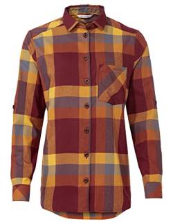 VAUDE Damen Wo Farsund Ls Shirt II Langarmhemd, Rot (Dark Cherry), 38 von VAUDE