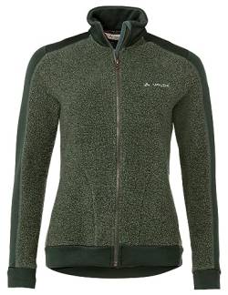 VAUDE Damen Wo Skomer Wool Fleece Jacke, Grün (Dusty Forest), 42 von VAUDE