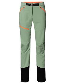 VAUDE Womens Croz Pants Ii Grün - Funktionelle atmungsaktive Damen Outdoorhose, Größe 38 - Farbe Willow Green von VAUDE