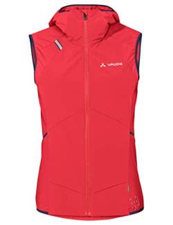 VAUDE Womens Scopi Vest Rot - Leichte elastische Damen Bergsport Weste, Größe 36 - Farbe Flame von VAUDE