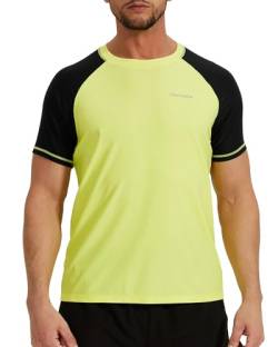 VAYAGER Herren-Bade-Shirt, Rashguard, LSF 50+, schnelltrocknend, lockere Passform, Wasser-Surf-Shirt von VAYAGER