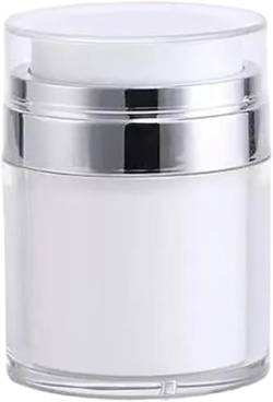 Reiseflaschenbehälter, nachfüllbar, leer, luftloser Pumpbehälter, Reisecremeflasche, tragbarer Kosmetikbehälter, wiederverwendbar (30 ml) von VAZZIC