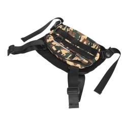 Leichte Camouflage-Sportwesten-Brusttasche mit Verstellbarem Riemen, Viel Stauraum, Laufwestentasche für Outdoor-Aktivitäten von VBESTLIFE