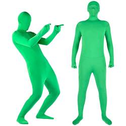 VBESTLIFE Green Screen Bodysuit, Unisex-Erwachsener, Ganzkörper-Split-Design-Body-Anzug für Fotografie, Film, Video(170cm) von VBESTLIFE
