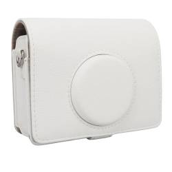 VBESTLIFE Schutzhülle Kompatibel mit EVO, Vintage-Sofortbildkamera-Hülle mit Magnetischem Klappdeckel und Abnehmbarem, Verstellbarem Riemen, PU-Lederbezug (White) von VBESTLIFE